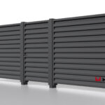 Ламели для забора жалюзи Luxe V RAL 7024 – порошковое покрытие, толщина 0,45 мм в Кемерове | фото 6