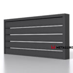 Планкен для забора 120 mm RAL 7024 – покрытие полиэстер, толщина 0,45 мм в Кемерове | фото 2