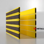 Планкен для забора Printec под дерево 120 mm RAL 1018 – покрытие матовое, толщина 0,45 мм в Кемерове | фото 3