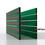 Планкен для забора Printec под дерево 120 mm RAL 6002 – покрытие полиэстер, толщина 0,45 мм в Кемерове | фото 4