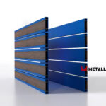 Планкен для забора Printec под дерево 120 mm RAL 5005 – покрытие полиэстер, толщина 0,45 мм в Кемерове | фото 4