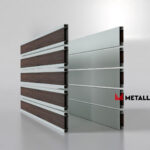 Планкен для забора Printec под дерево 120 mm RAL 7035 – покрытие порошковое, толщина 0,45 мм в Кемерове | фото 4