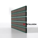 Планкен для забора Printec под дерево 120 mm RAL 6005 – покрытие полиэстер, толщина 0,45 мм в Кемерове | фото 3