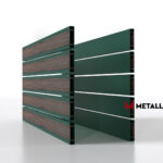 Планкен для забора Printec под дерево 120 mm RAL 6005 – покрытие полиэстер, толщина 0,45 мм в Кемерове | фото 2