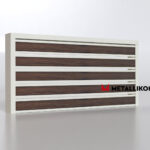 Планкен для забора Printec под дерево 120 mm RAL 9002 – покрытие матовое, толщина 0,45 мм в Кемерове | фото 3