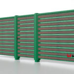 Планкен для забора Printec под дерево 120 mm RAL 6002 – покрытие полиэстер, толщина 0,45 мм в Кемерове | фото 5