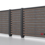 Планкен для забора Printec под дерево 120 mm RAL 9005 – покрытие полиэстер, толщина 0,45 мм в Кемерове | фото 5
