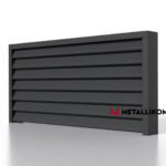 Ламели для забора жалюзи Premium U RAL 7024 – покрытие матовое, толщина 0,45 мм в Кемерове | фото 3