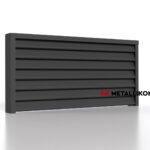 Ламели для забора жалюзи Premium U RAL 7024 – покрытие матовое, толщина 0,45 мм в Кемерове | фото 4