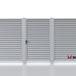 Ламели для забора жалюзи Premium U RAL 7004 – покрытие порошковое, толщина 0,45 мм в Кемерове | фото 5
